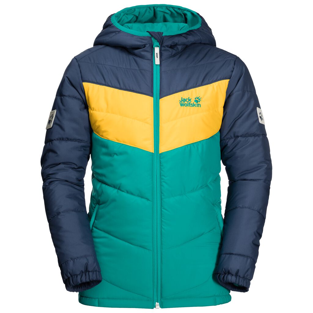 Jack Wolfskin THREE HILLS μπουφαν χειμερινα παιδικά πρασινο | GR7723949